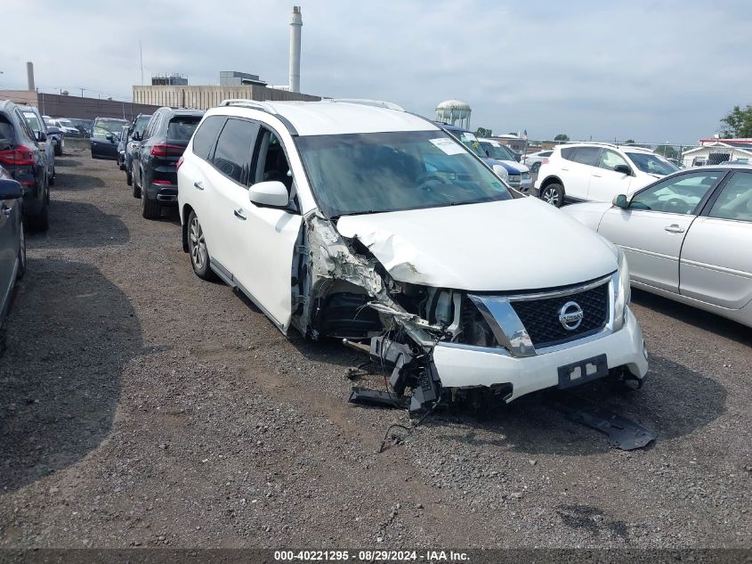 2015 Nissan Pathfinder Sl VIN: 5N1AR2MM2FC601688 Lot: 40221295