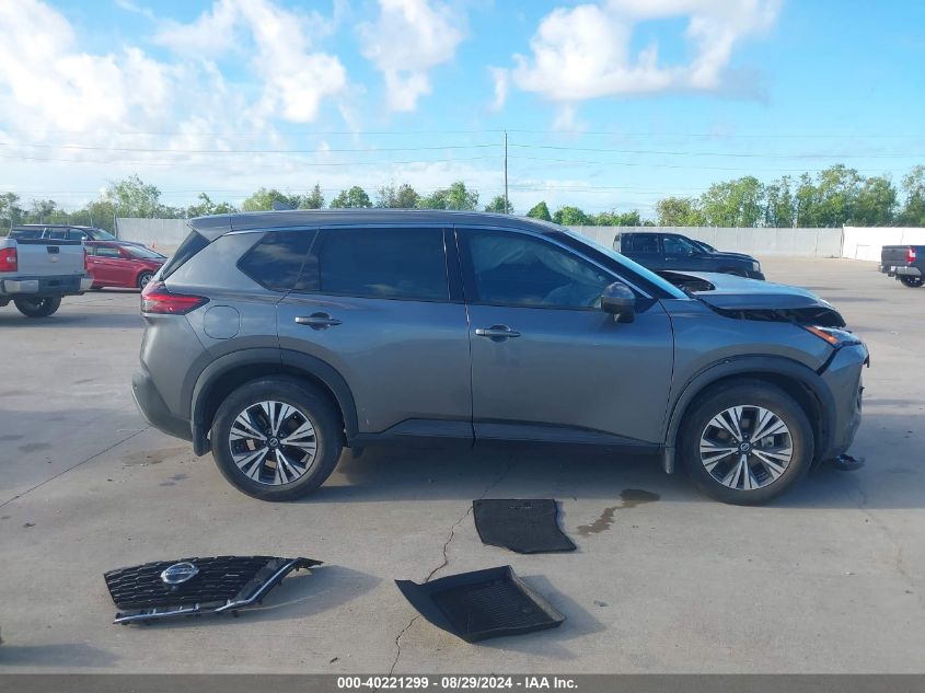 2021 Nissan Rogue Sv Fwd VIN: 5N1AT3BA6MC838729 Lot: 40221299