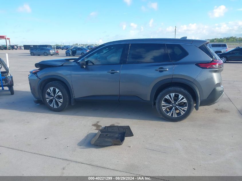 2021 Nissan Rogue Sv Fwd VIN: 5N1AT3BA6MC838729 Lot: 40221299