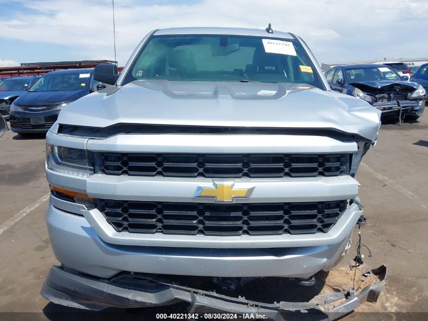 2018 Chevrolet Silverado 1500 Custom VIN: 1GCVKPECXJZ366296 Lot: 40221342