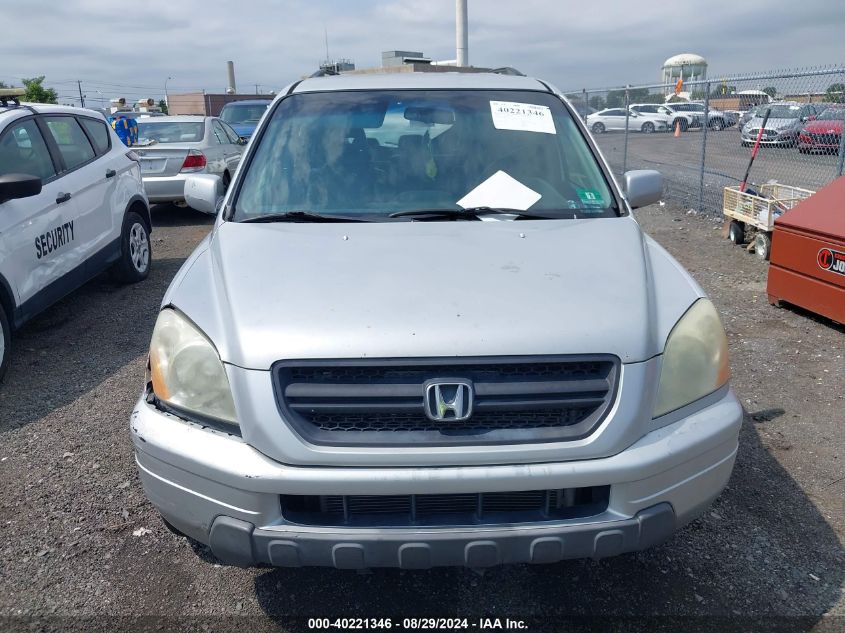 2003 Honda Pilot Ex-L VIN: 2HKYF18653H619068 Lot: 40221346