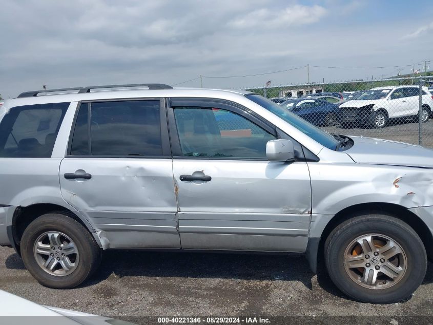 2003 Honda Pilot Ex-L VIN: 2HKYF18653H619068 Lot: 40221346