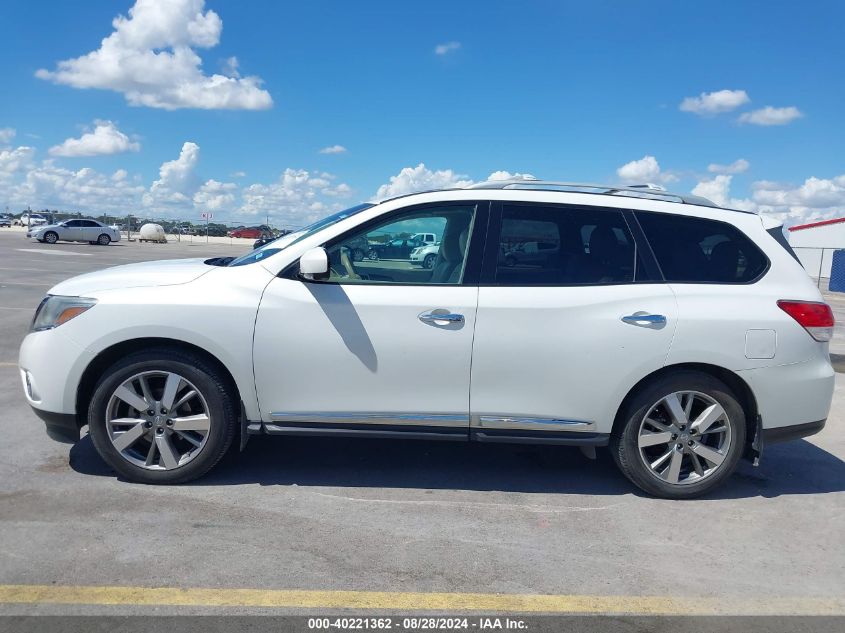 2014 Nissan Pathfinder Platinum VIN: 5N1AR2MN6EC666924 Lot: 40221362