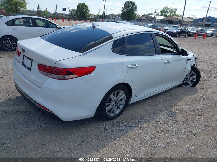 2016 KIA OPTIMA LX - KNAGT4L35G5106909