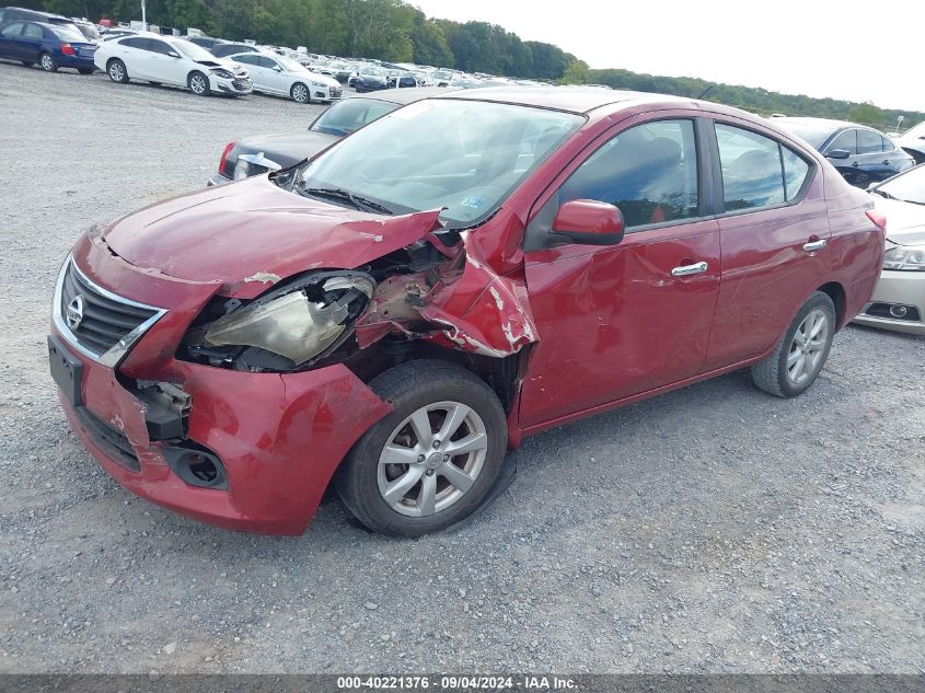 2012 Nissan Versa S/Sv/Sl VIN: 3N1CN7AP8CL826138 Lot: 40221376