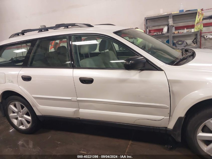 2008 Subaru Outback 2.5I/2.5I L.l. Bean Edition VIN: 4S4BP61C487340976 Lot: 40221398