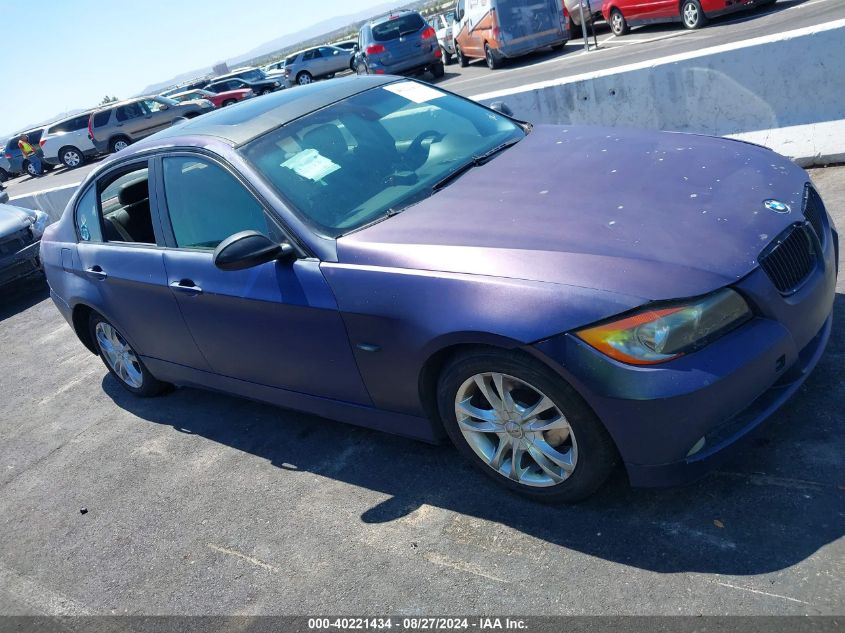 2006 BMW 325I VIN: WBAVB13566PT20787 Lot: 40221434