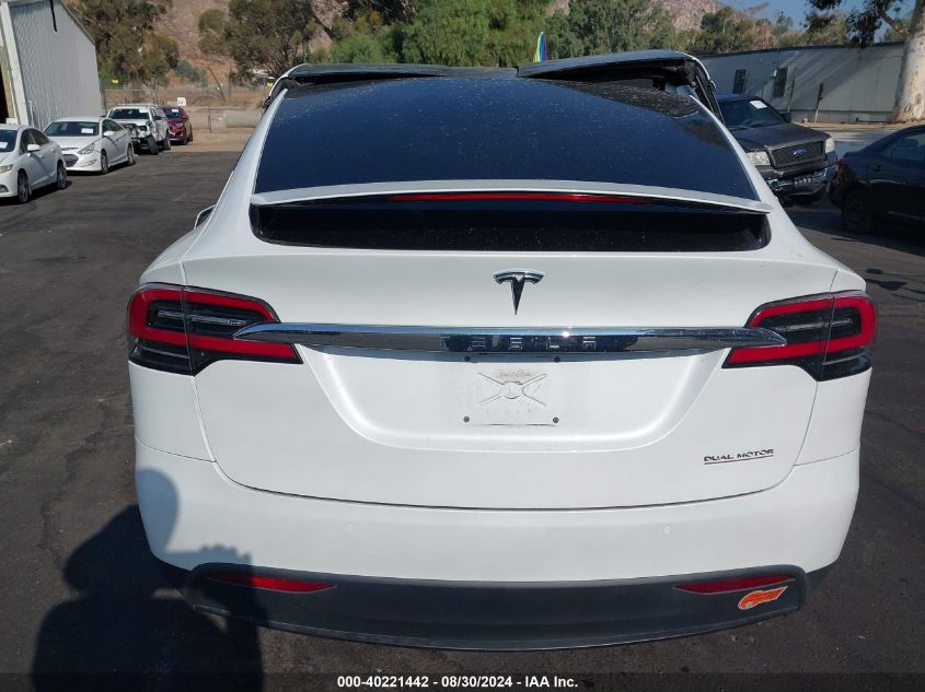 2019 Tesla Model X P100D/Performance VIN: 5YJXCBE49KF182119 Lot: 40221442