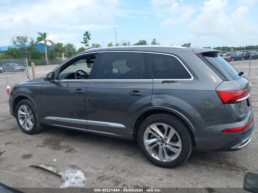 2021 Audi Q7 Premium Plus 45 Tfsi Quattro Tiptronic VIN: WA1LJAF71MD025227 Lot: 40221444