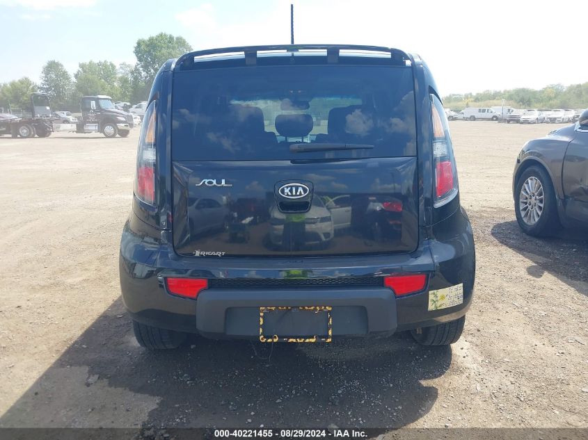 2011 Kia Soul + VIN: KNDJT2A25B7206769 Lot: 40221455