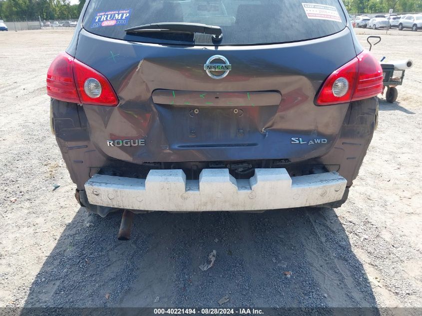 2008 Nissan Rogue Sl VIN: JN8AS58VX8W110899 Lot: 40221494