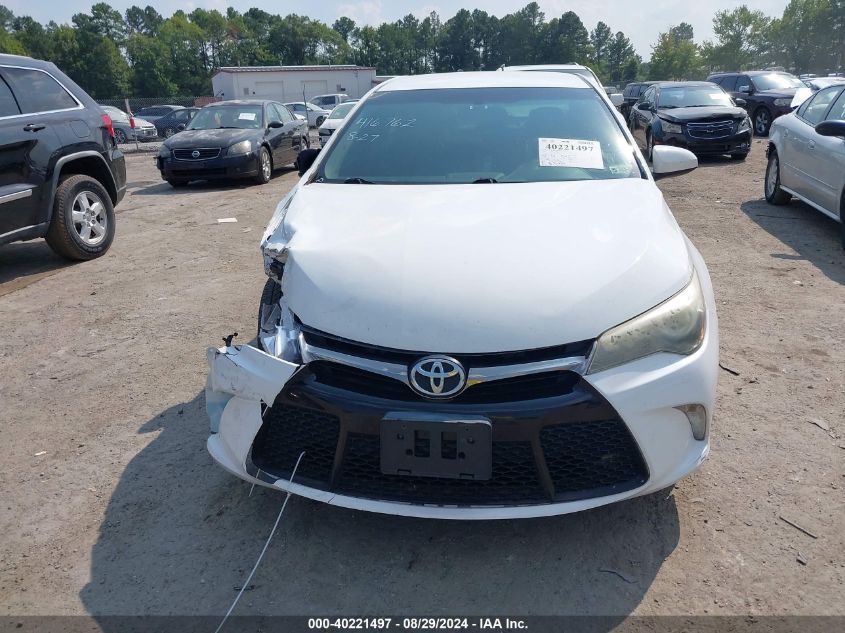 2015 Toyota Camry Se VIN: 4T1BF1FK6FU092993 Lot: 40221497