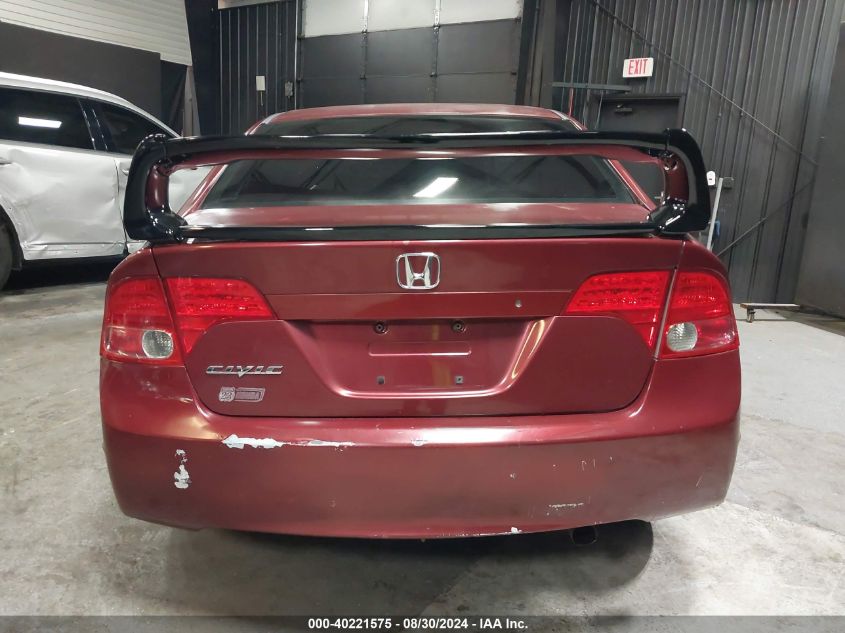 2008 Honda Civic Sdn Lx VIN: 1HGFA16518L054841 Lot: 40221575