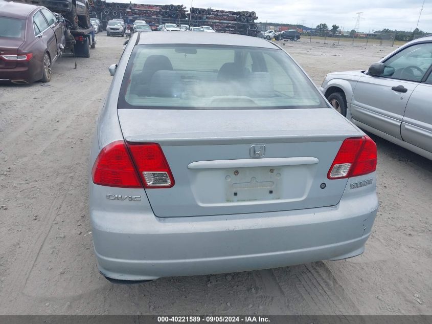 2004 Honda Civic Hybrid VIN: JHMES95694S014876 Lot: 40221589