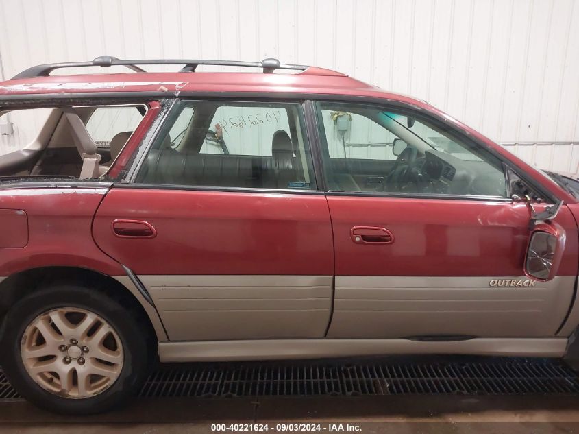 2002 Subaru Outback Limited VIN: 4S3BH686527603243 Lot: 40221624