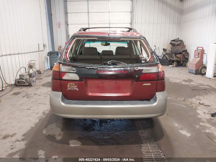 2002 Subaru Outback Limited VIN: 4S3BH686527603243 Lot: 40221624