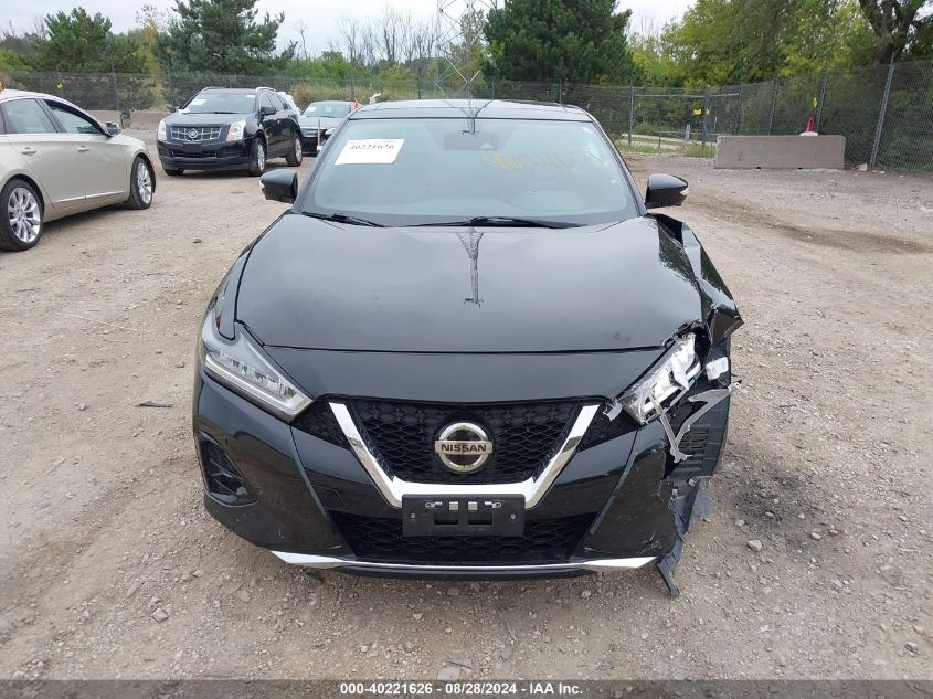 2020 Nissan Maxima Sr Xtronic Cvt VIN: 1N4AA6EV8LC381341 Lot: 40221626