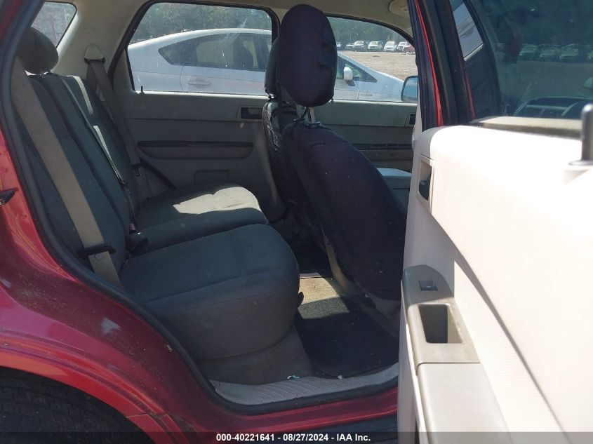 2008 Ford Escape Xls/Xls Manual VIN: 1FMCU02Z98KC33139 Lot: 40221641