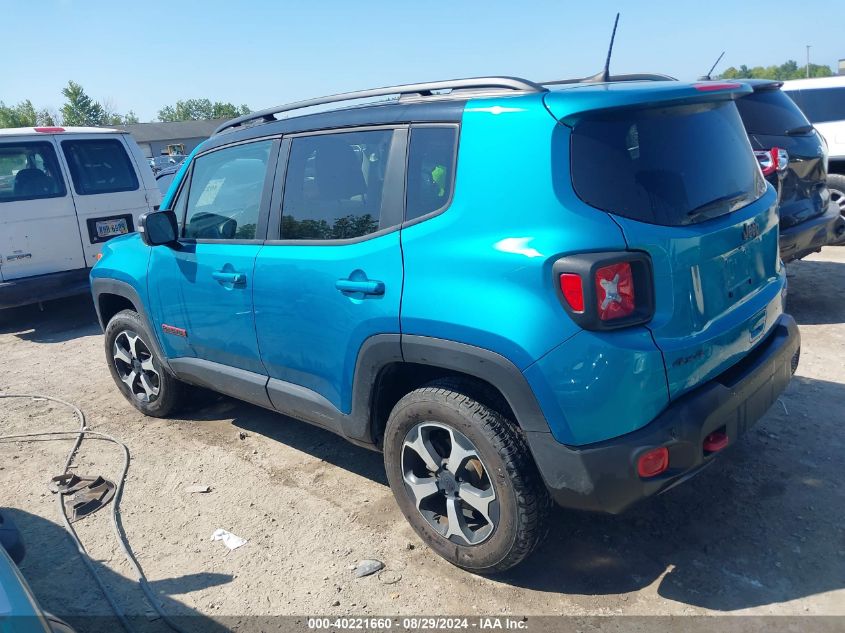 2021 Jeep Renegade Trailhawk 4X4 VIN: ZACNJDC12MPM43293 Lot: 40221660