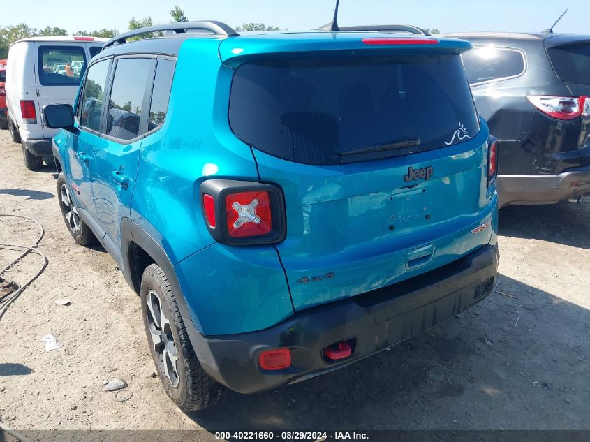 2021 Jeep Renegade Trailhawk 4X4 VIN: ZACNJDC12MPM43293 Lot: 40221660