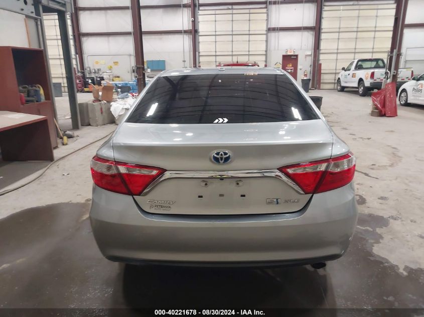 2016 Toyota Camry Hybrid Xle VIN: 4T1BD1FK6GU197430 Lot: 40221678