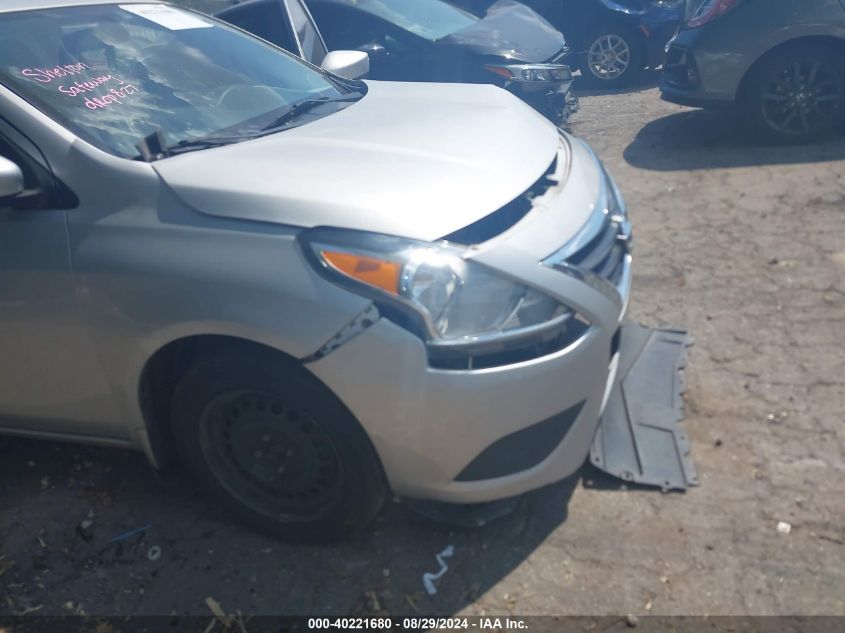 2019 Nissan Versa 1.6 S+ VIN: 3N1CN7AP6KL809501 Lot: 40221680