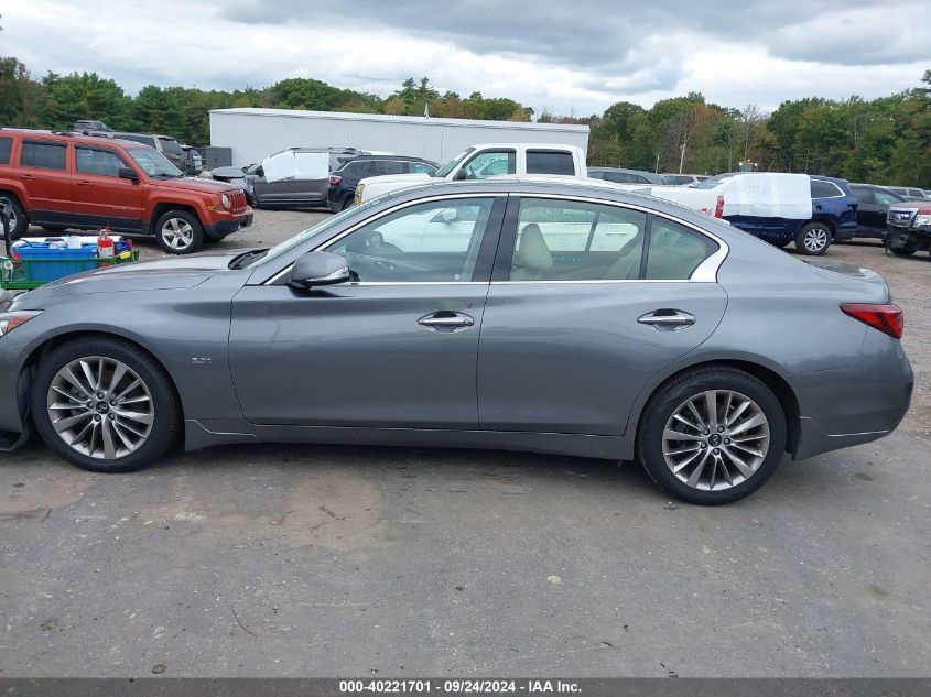 2020 Infiniti Q50 Luxe Awd VIN: JN1EV7AR3LM251124 Lot: 40221701