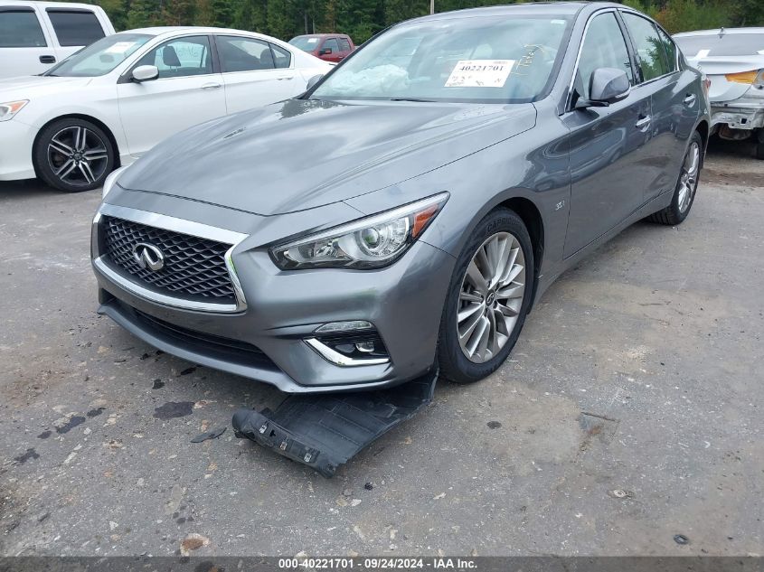 2020 Infiniti Q50 Luxe Awd VIN: JN1EV7AR3LM251124 Lot: 40221701