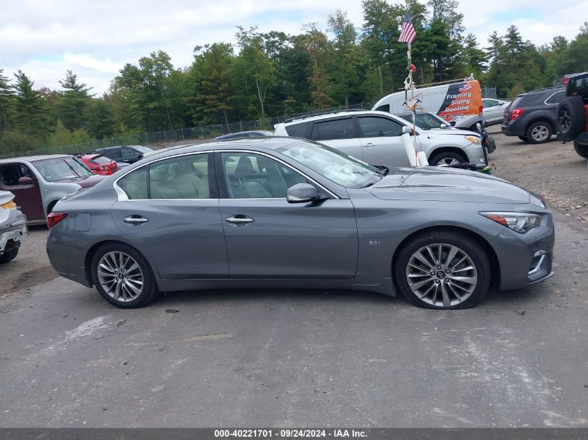 2020 Infiniti Q50 Luxe Awd VIN: JN1EV7AR3LM251124 Lot: 40221701