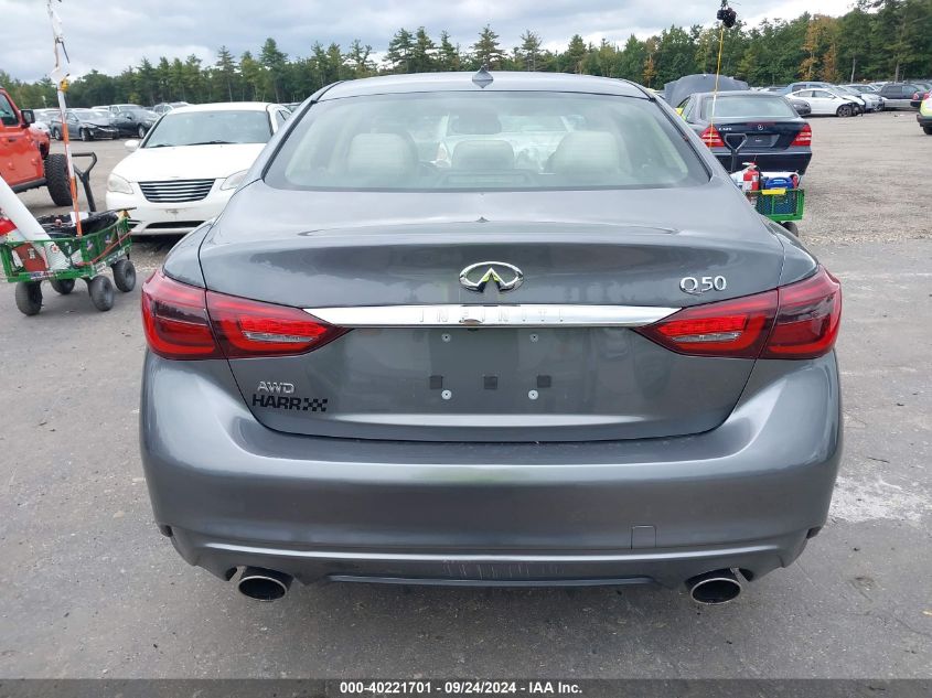 2020 Infiniti Q50 Luxe Awd VIN: JN1EV7AR3LM251124 Lot: 40221701