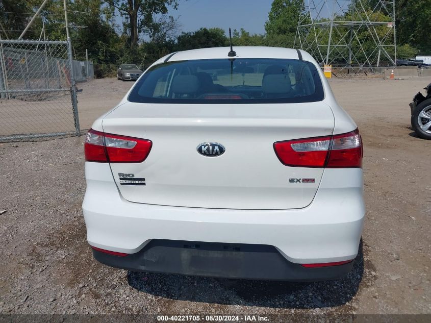 2016 Kia Rio Ex VIN: KNADN4A38G6642991 Lot: 40221705