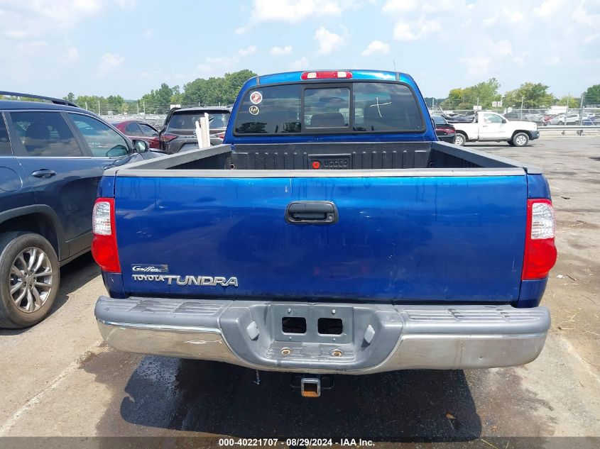 2006 Toyota Tundra Sr5 VIN: 5TBRU34176S477815 Lot: 40221707