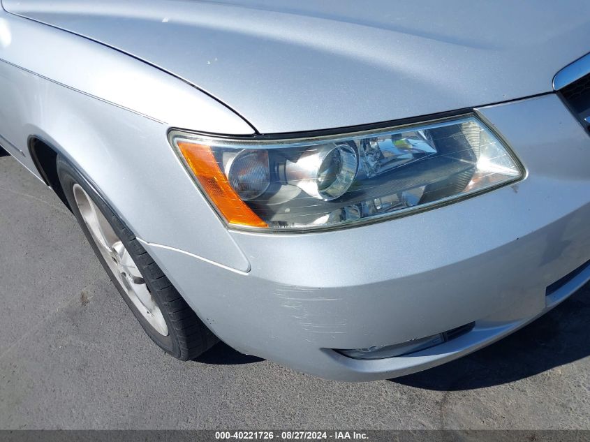 2007 Hyundai Sonata Limited/Se V6 VIN: 5NPEU46F17H289948 Lot: 40221726