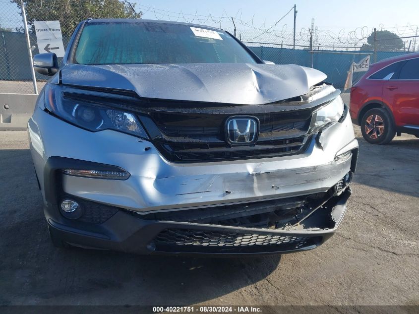 2021 Honda Pilot 2Wd Special Edition VIN: 5FNYF5H24MB009876 Lot: 40221751