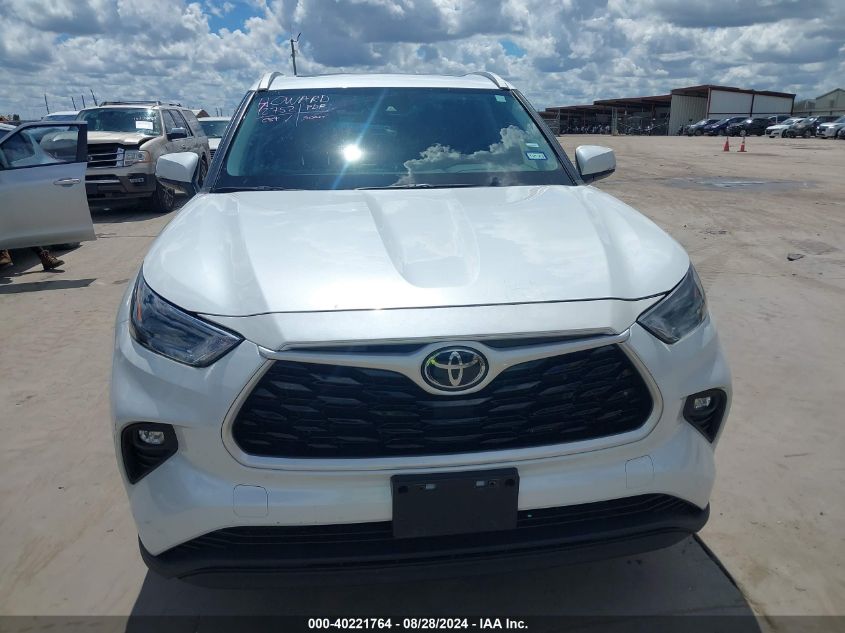 2022 Toyota Highlander Xle VIN: 5TDGZRAH7NS542715 Lot: 40221764