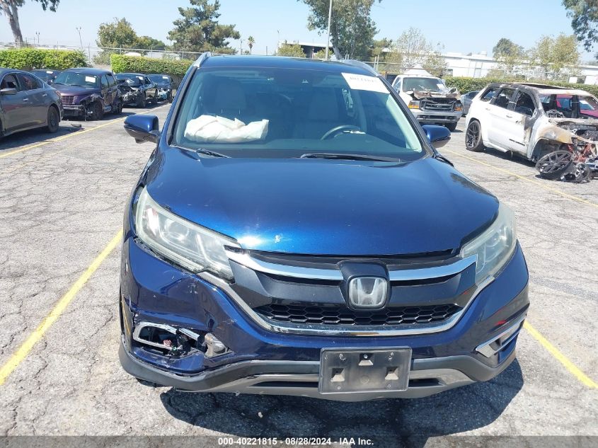 2015 Honda Cr-V Touring VIN: 5J6RM3H97FL009747 Lot: 40221815