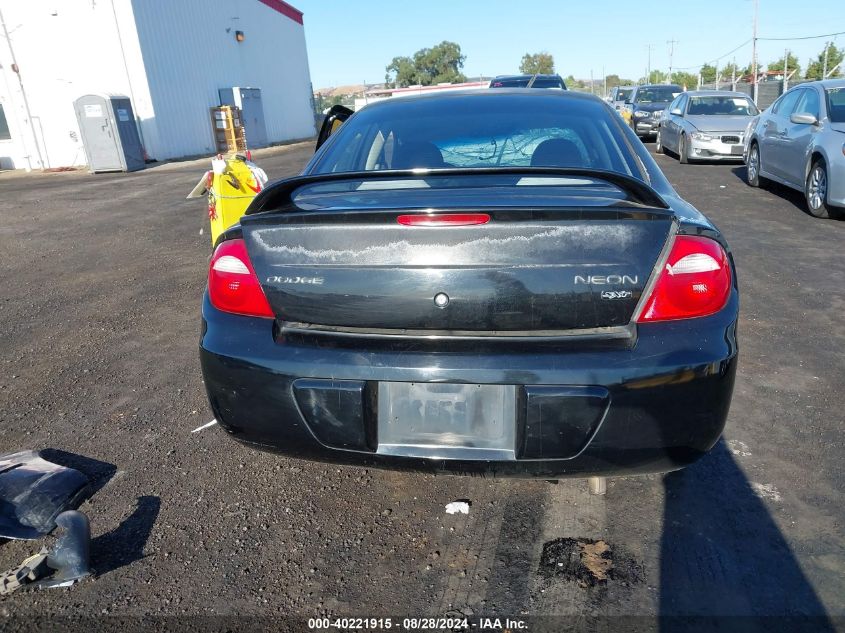 2003 Dodge Neon Sxt VIN: 1B3ES56CX3D214877 Lot: 40221915