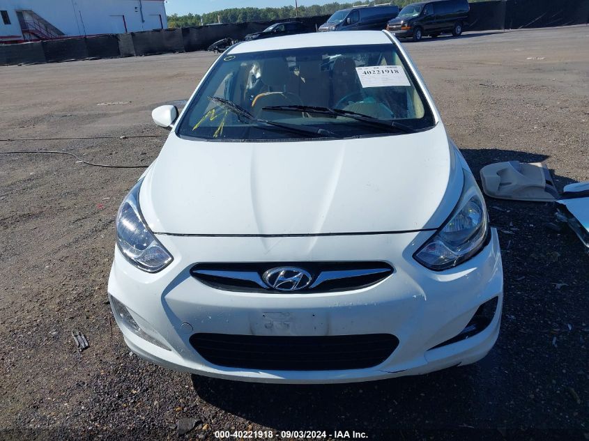 2013 Hyundai Accent Gls VIN: KMHCU4AE3DU320524 Lot: 40221918