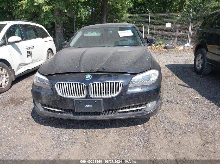 2013 BMW 550I xDrive VIN: WBAFU9C52DDY72007 Lot: 40221968