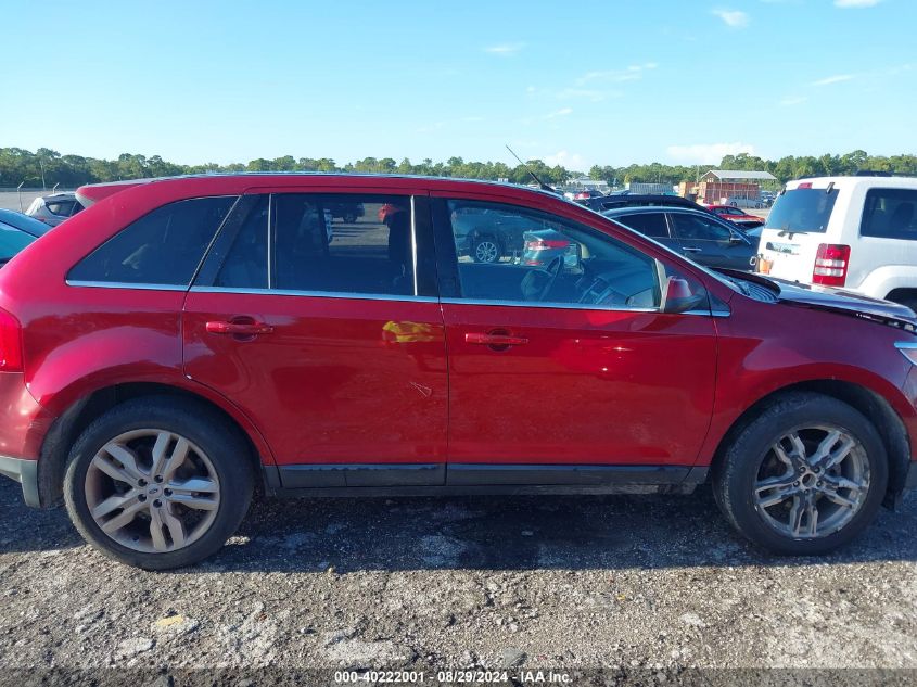 2013 Ford Edge Limited VIN: 2FMDK3KC2DBE10478 Lot: 40222001