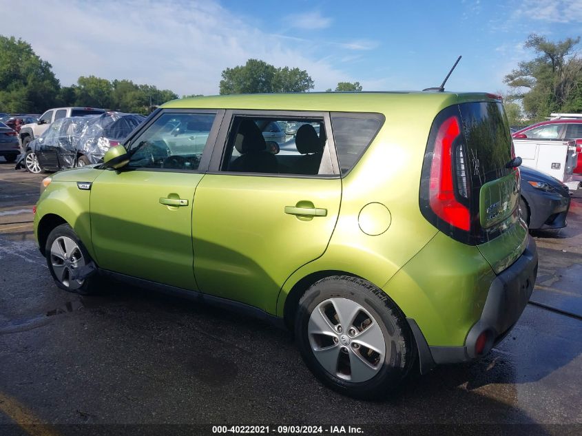 2015 Kia Soul VIN: KNDJN2A2XF7783944 Lot: 40222021