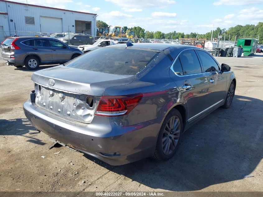 VIN JTHCL5EF1E5020636 2014 Lexus LS, 460 no.4