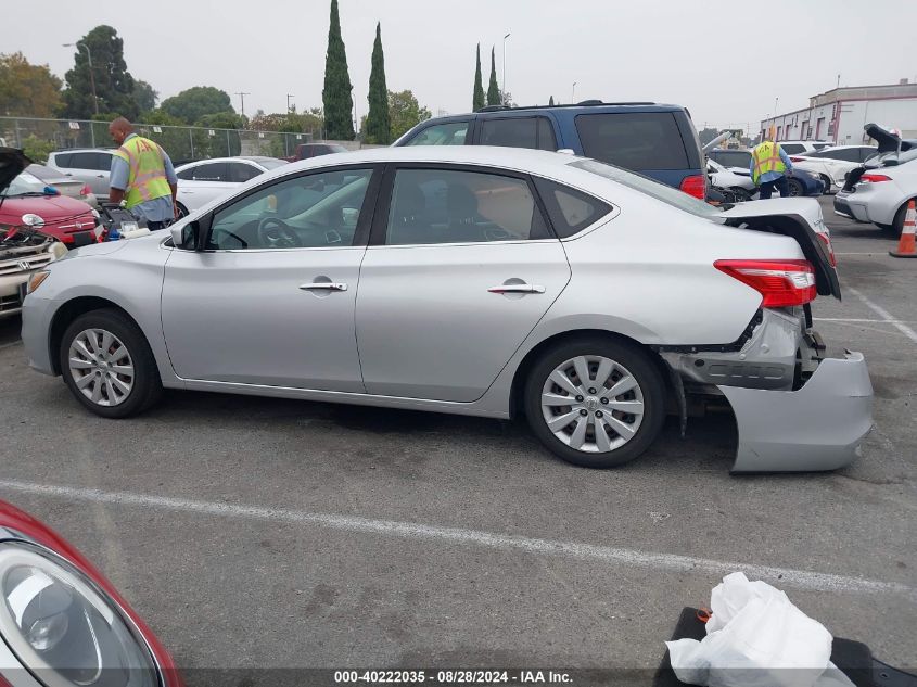 2017 Nissan Sentra Sv VIN: 3N1AB7AP6HY301332 Lot: 40222035