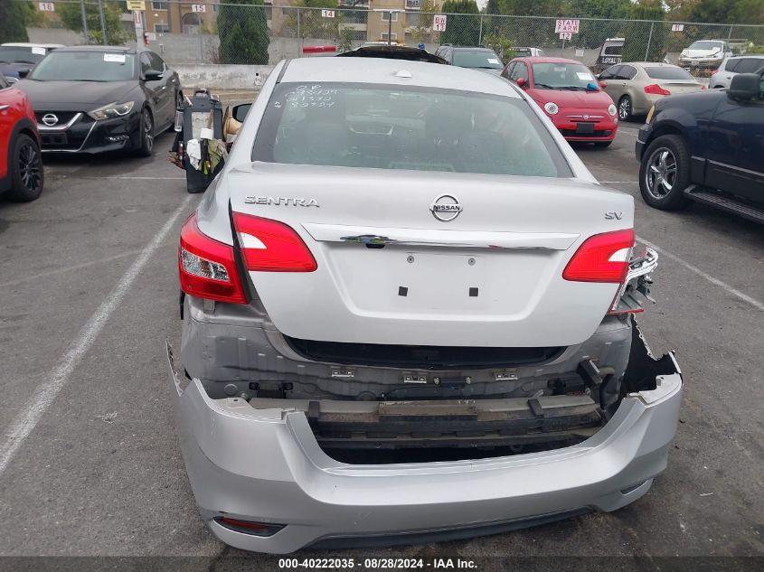 2017 Nissan Sentra Sv VIN: 3N1AB7AP6HY301332 Lot: 40222035