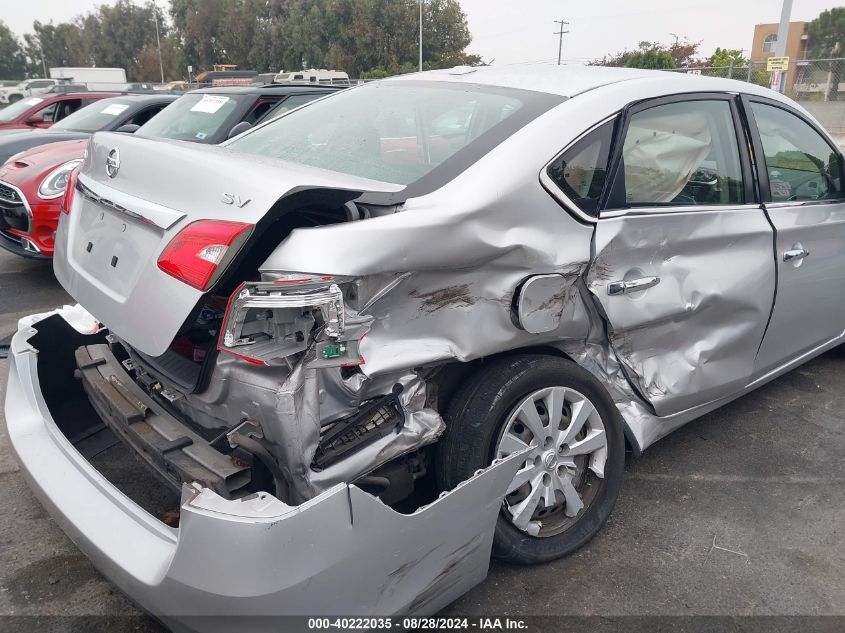 2017 Nissan Sentra Sv VIN: 3N1AB7AP6HY301332 Lot: 40222035