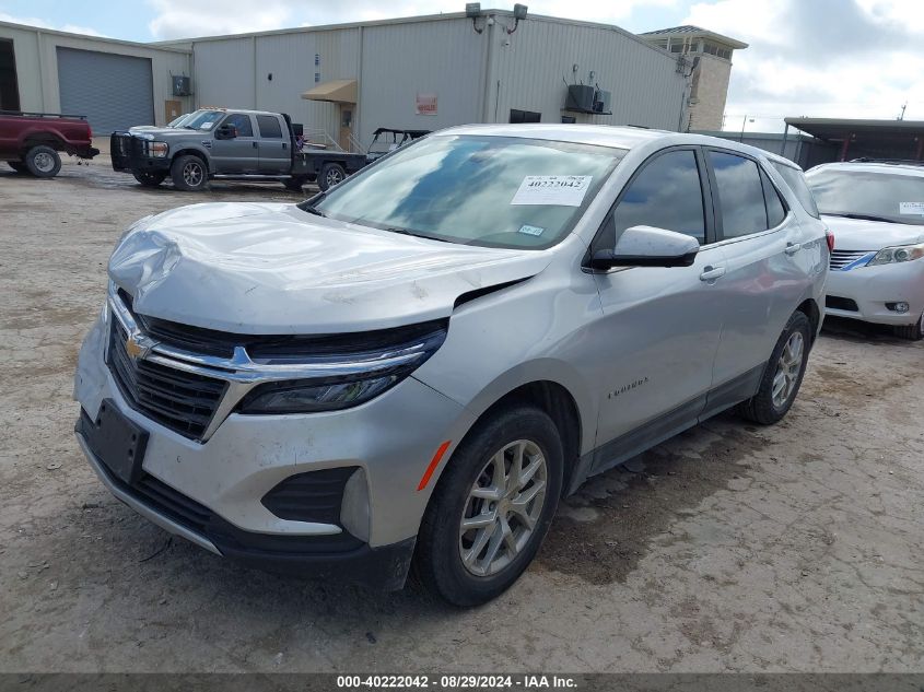 2022 CHEVROLET EQUINOX FWD LT - 3GNAXKEV4NL198082