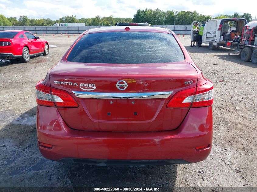 2015 Nissan Sentra Fe+ S/S/Sl/Sr/Sv VIN: 3N1AB7AP4FL657854 Lot: 40222060