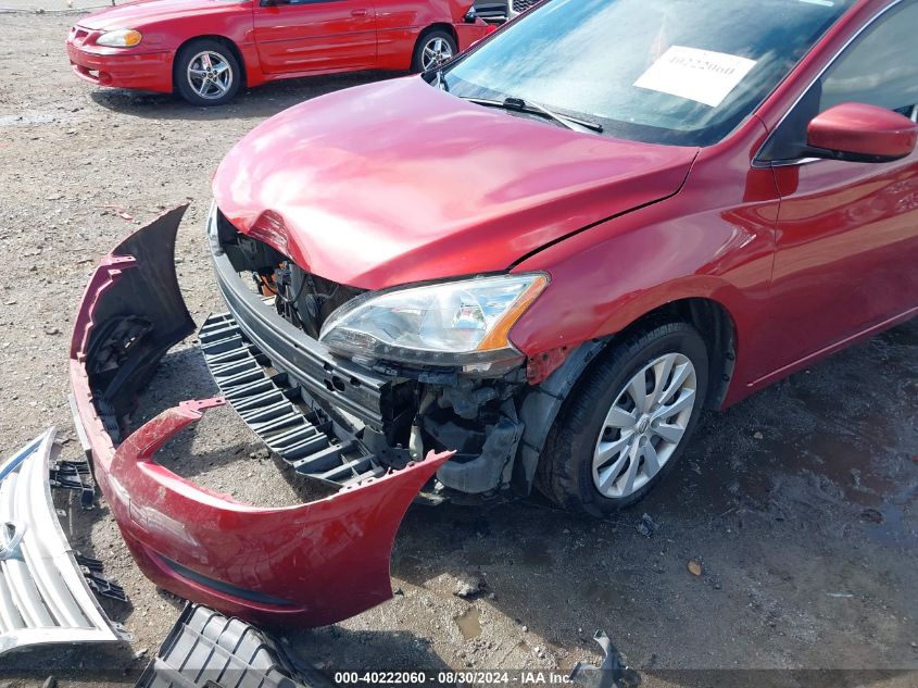 2015 Nissan Sentra Fe+ S/S/Sl/Sr/Sv VIN: 3N1AB7AP4FL657854 Lot: 40222060