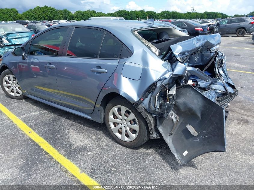 2020 Toyota Corolla Le VIN: JTDEPRAE8LJ062583 Lot: 40222064