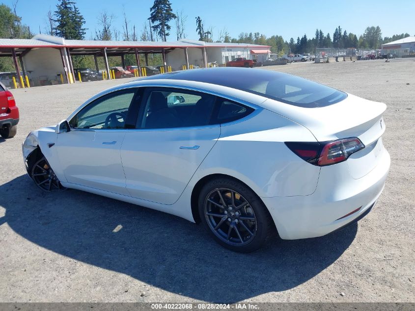 2018 Tesla Model 3 Long Range/Mid Range VIN: 5YJ3E1EA7JF014809 Lot: 40222068